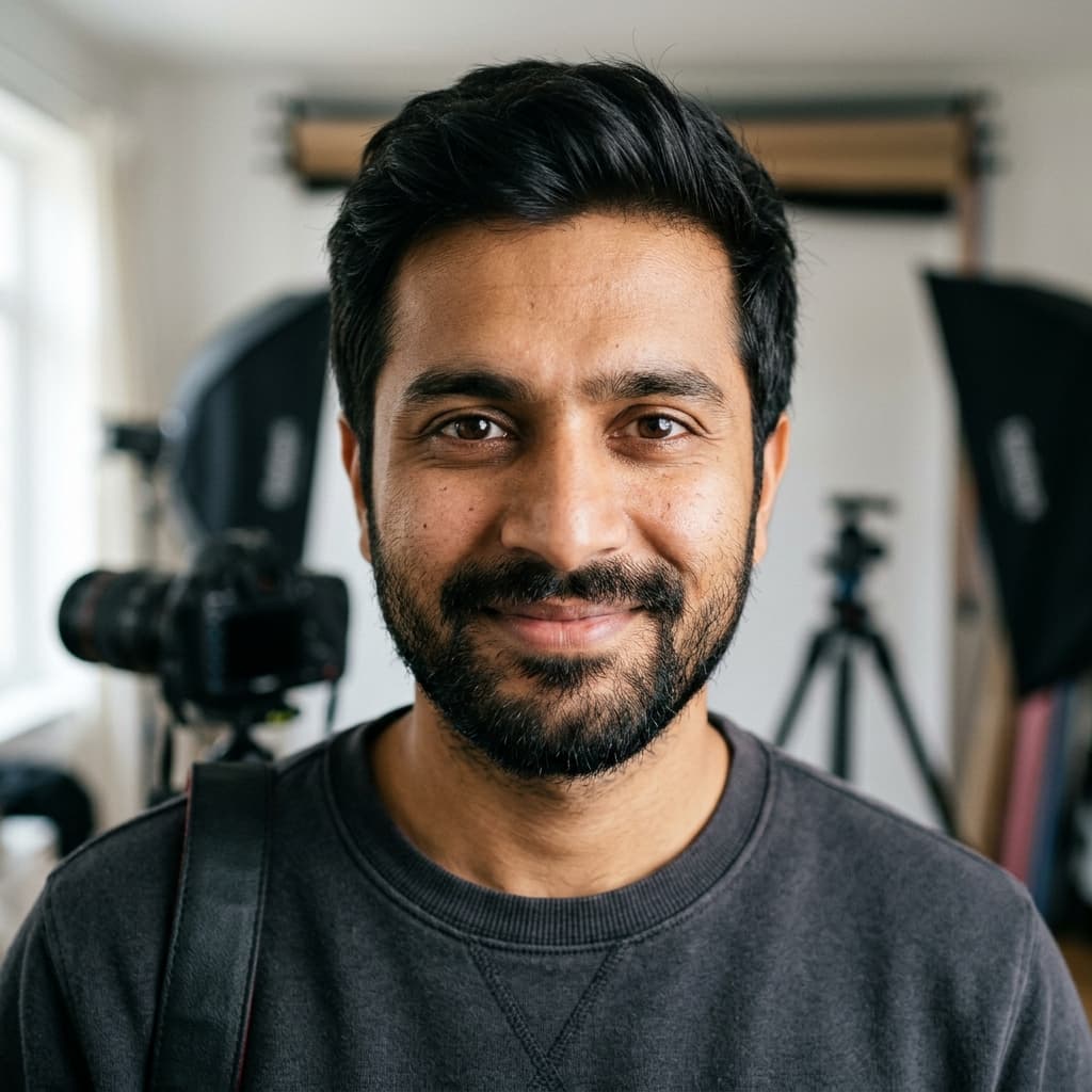 Indian creative professional portrait
