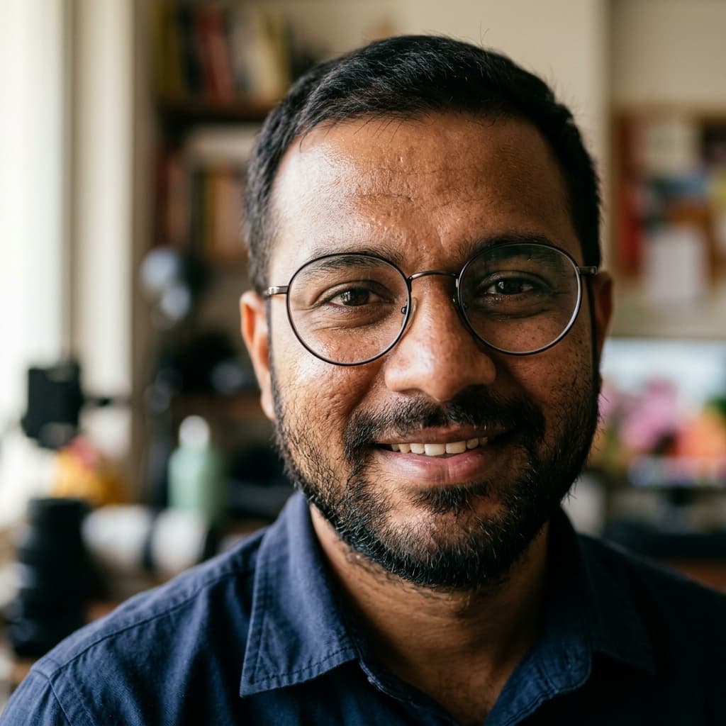 Indian creative professional portrait